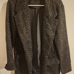 Leopard Print Women's Coat